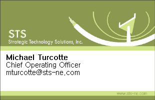 Michael Turcotte Chief Operating Officer mturcotte@sts-ne.com